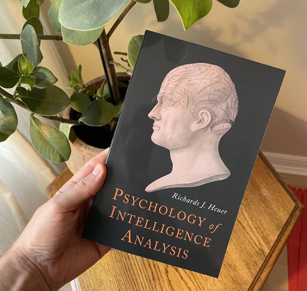 Psychology of Intelligence Analysis by Richards J. Heuer Jr. — BookLab by Bjorn