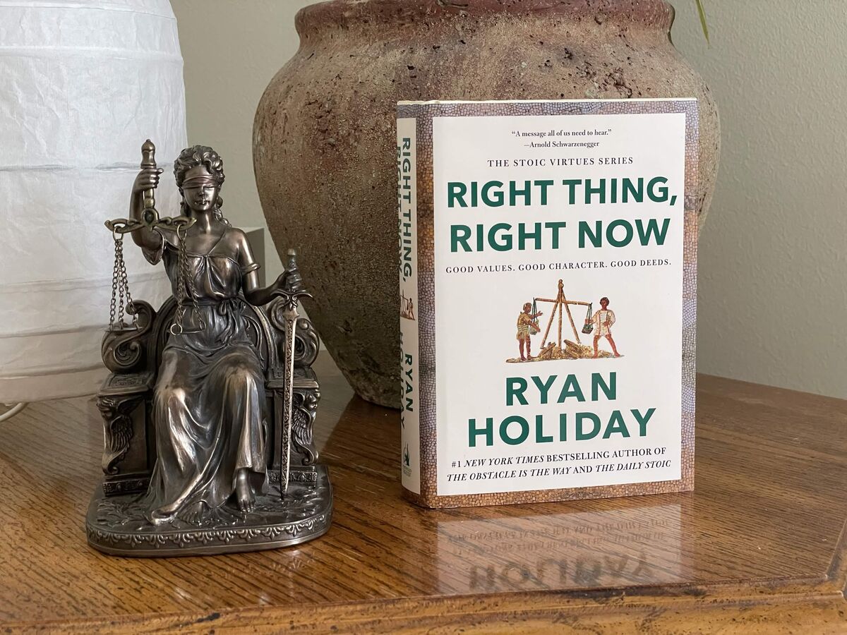 Right Thing, Right Now by Ryan Holiday — BookLab by Bjorn